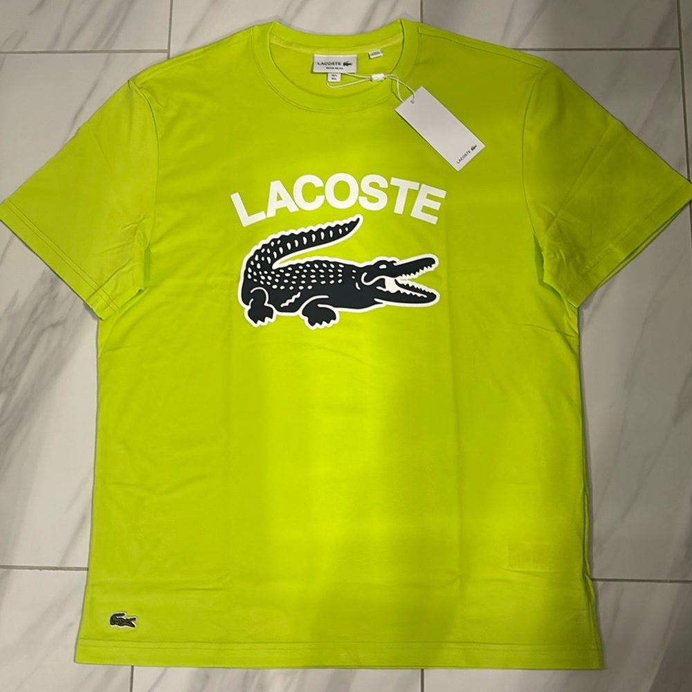 Lacoste Bright Yellow Short Sleeve Tee